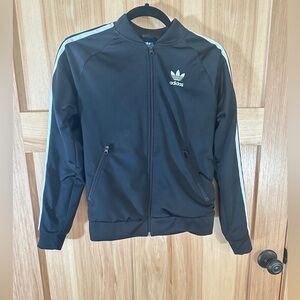 Adidas Originals trefoil track jacket size Small black